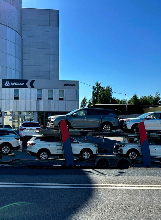 Первая партия автомобилей VGV прошла таможенное
оформление и пришла в Россию